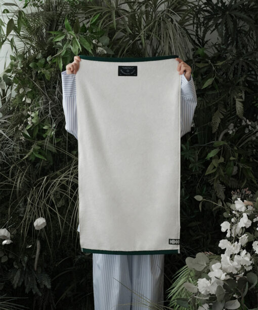韓國小眾高質感～Moss Serendipity Towel 優質有機竹纖維身體沐浴毛巾 #Ivory & Green