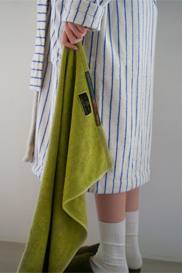 韓國小眾高質感～Moss Serendipity Towel 優質有機竹纖維身體沐浴毛巾 #Olive Green