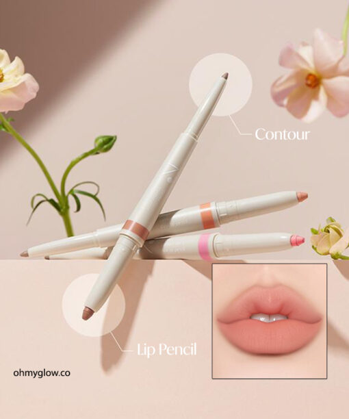 韓國 Nobev Contour Point Dual Lip Pencil 雙頭唇線膏筆＋唇陰影膠筆 - 3色選擇