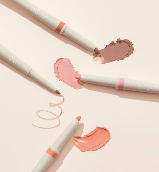 韓國 Jeyu 自創品牌 Nobev Contour Point Dual Lip Pencil 雙頭唇膏筆＋唇陰影 - 3色選擇