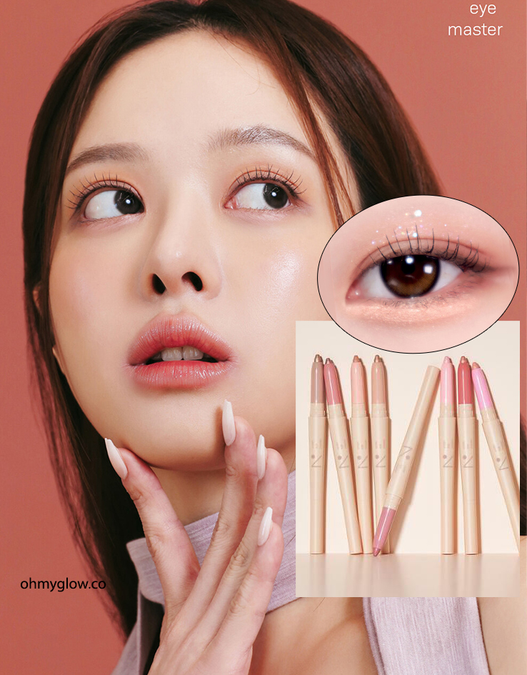 超持久有存在感！自留推！韓國 Nobev Under Eye Master 卧蠶雙頭提亮筆(眼下打底遮瑕+卧蠶眼影) - 10色選擇