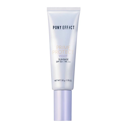 去黃救星～韓國 Pony Effect Prime Protect Violet Sun Base | 水透光妝前防護乳調色版 SPF50+ / PA+++