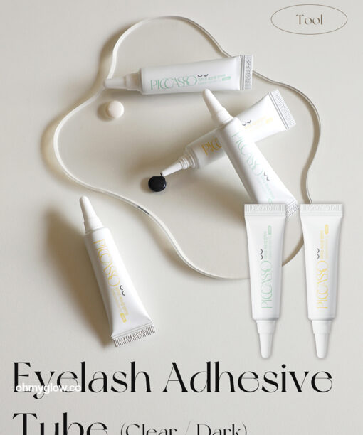 韓國 Piccasso Eyelash Adhesive Tube 假眼睫毛膠水(黑/透明) - 2色選擇