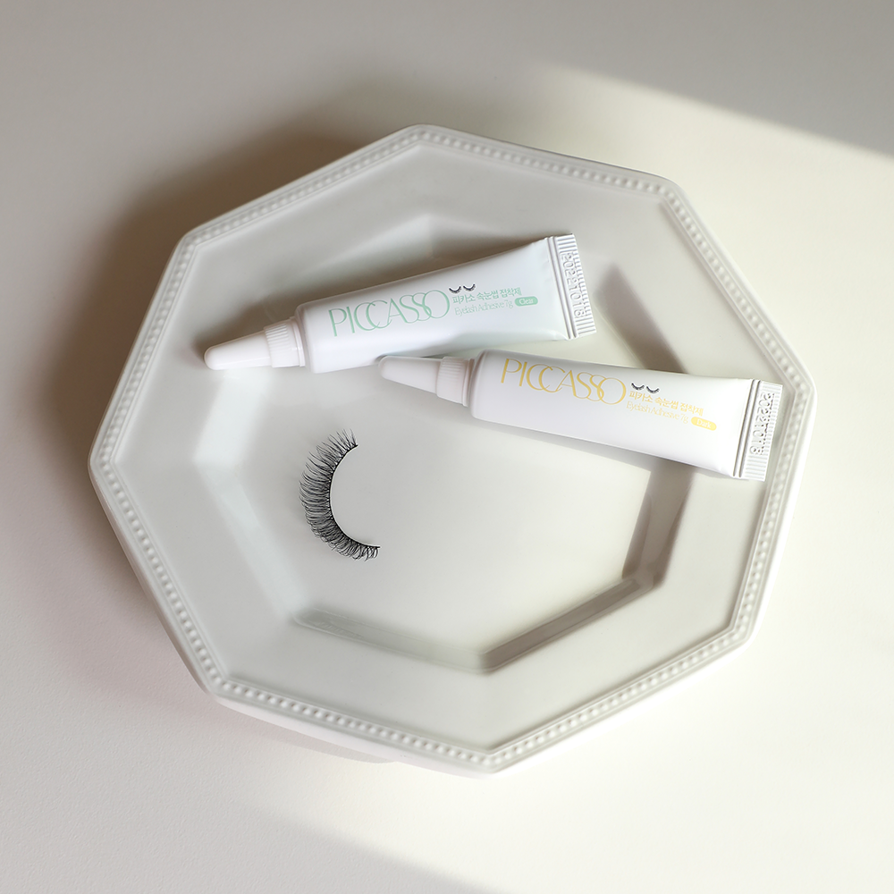 韓國 Piccasso Eyelash Adhesive Tube 假眼睫毛膠水(黑/透明) - 2色選擇