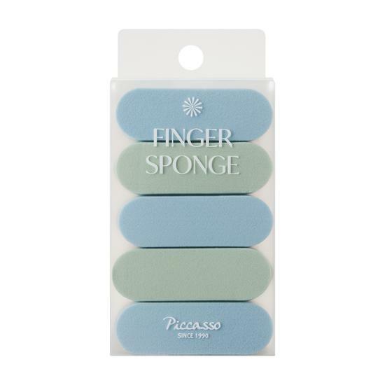 乾濕兩用～韓國 Piccasso Finger Sponge 手指美妝粉樸 - 5件裝