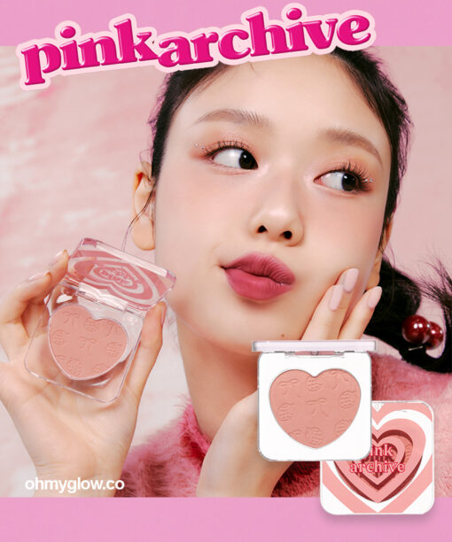 最新23F/W #Pink Archive 系列 韓國 Etude House Heart Flutter Blusher 乾燥草莓🍓心心胭脂