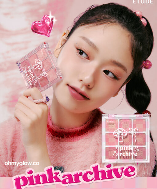 最新23F/W #Pink Archive 💗系列 韓國 Etude House Play Color Eye Palette 9色眼影盤- #What's In My Fave Archive