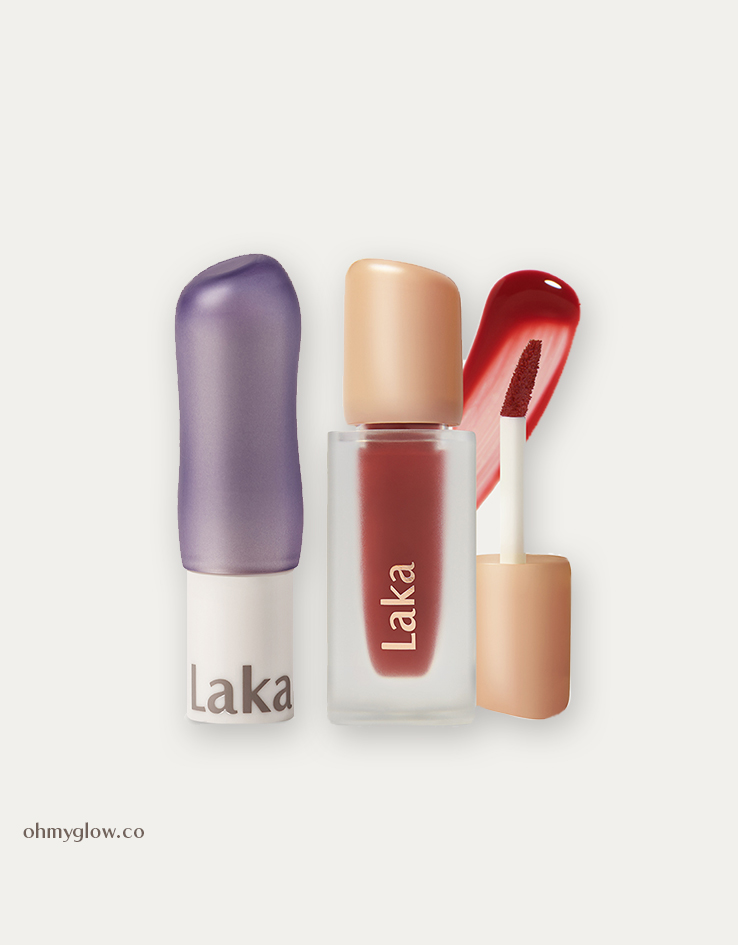 🏆GlowPick！Laka Fruity Glam Tint and Balm 皇牌唇釉+護唇霜限量組合 - 自由選擇