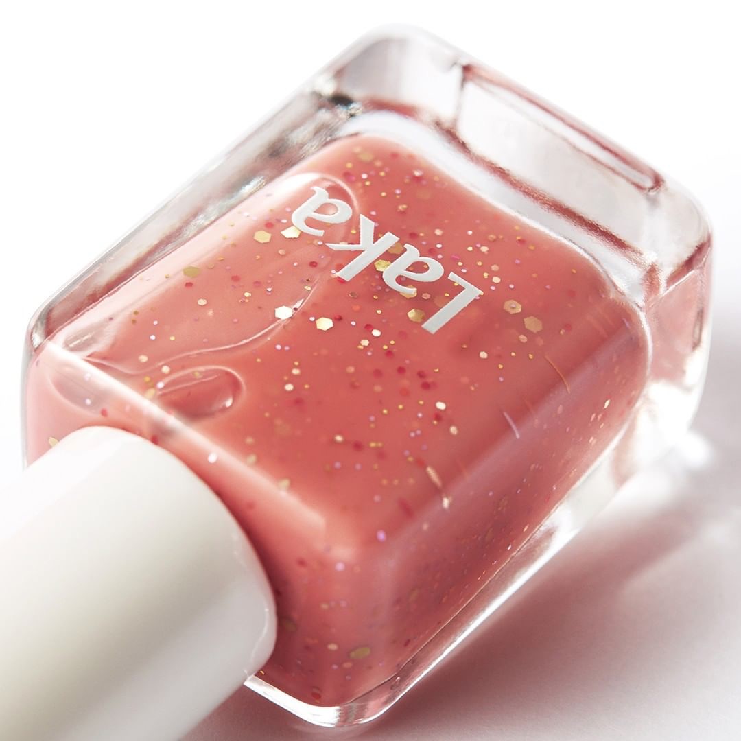 節日限定套裝🎁 送指甲油！Laka Glam Lip and Nail Holiday Edition 果汁水光純素唇釉 + 指甲油 限量SET - 103 Humming Edition