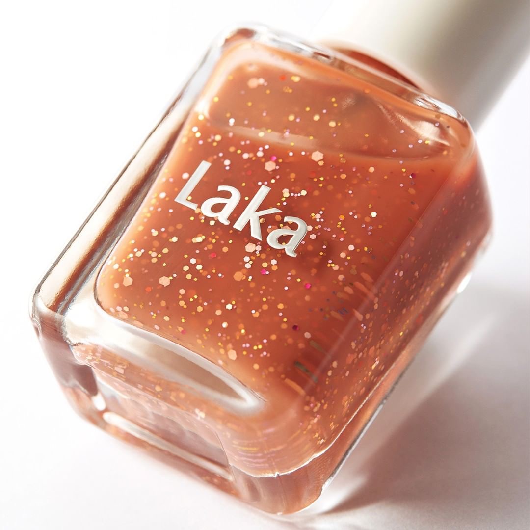 節日限定套裝🎁 送指甲油！Laka Glam Lip and Nail Holiday Edition 果汁水光純素唇釉 + 指甲油 限量SET - 108 Salty Edition