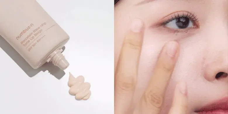 韓國 numbuzin No.3 Porcelain Base-skip Tone Up Beige 防曬X提亮X陶瓷肌素顏霜 SPF50+ PA++++ - 50ml