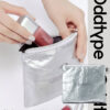 韓國 OddType Odd Mirror Pouch 太空感材質型格化妝袋 - #Silver