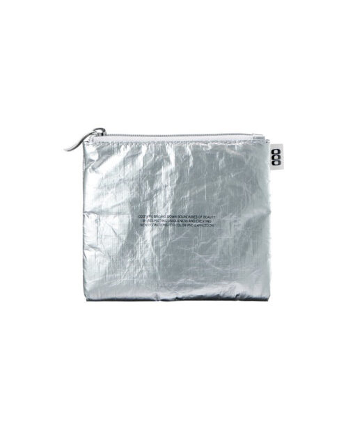 韓國 OddType Odd Mirror Pouch 太空感材質型格化妝袋 - #Silver