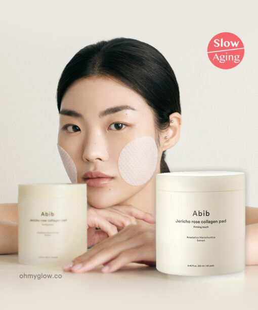 韓國 ABIB Jericho Rose Collagen Pad Firming Touch 復活草膠原蛋白抗老回彈保濕爽膚棉片 - 60片裝