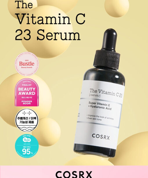 提亮淡紋～韓國 COSRX The Vitamin C23 Serum 高濃度23%維C維E美白抗氧精華 - 20ml