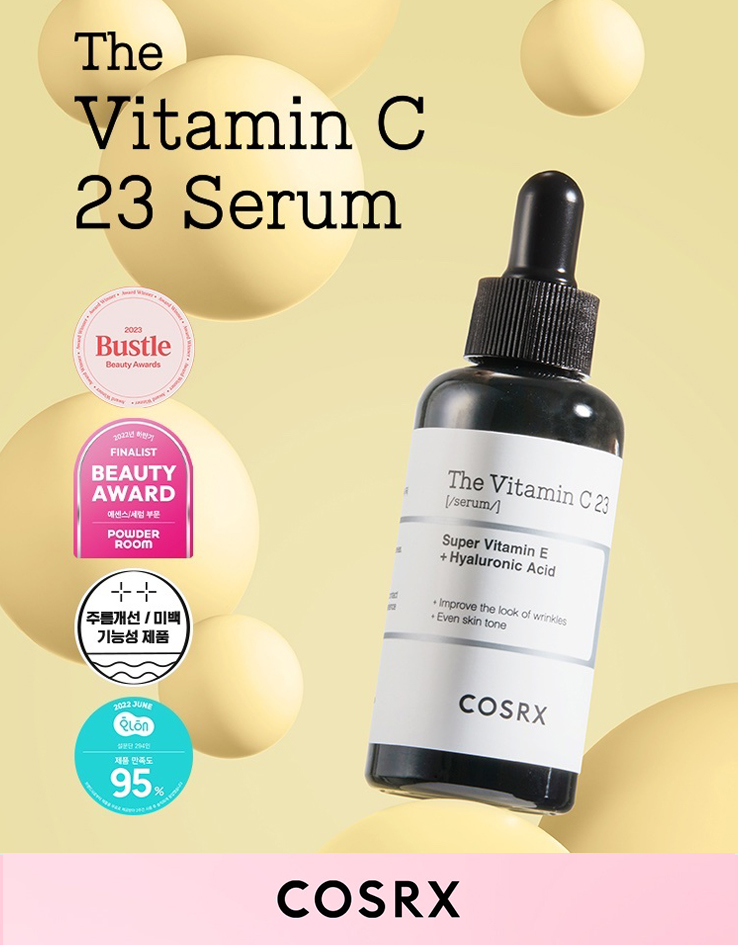 提亮淡紋～韓國 COSRX The Vitamin C23 Serum 高濃度23%維C維E美白抗氧精華 - 20ml