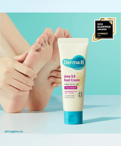 韓國 DERMA:B Urea 9.8 Foot Cream 9.8%尿素腳跟修護霜 - 80ml