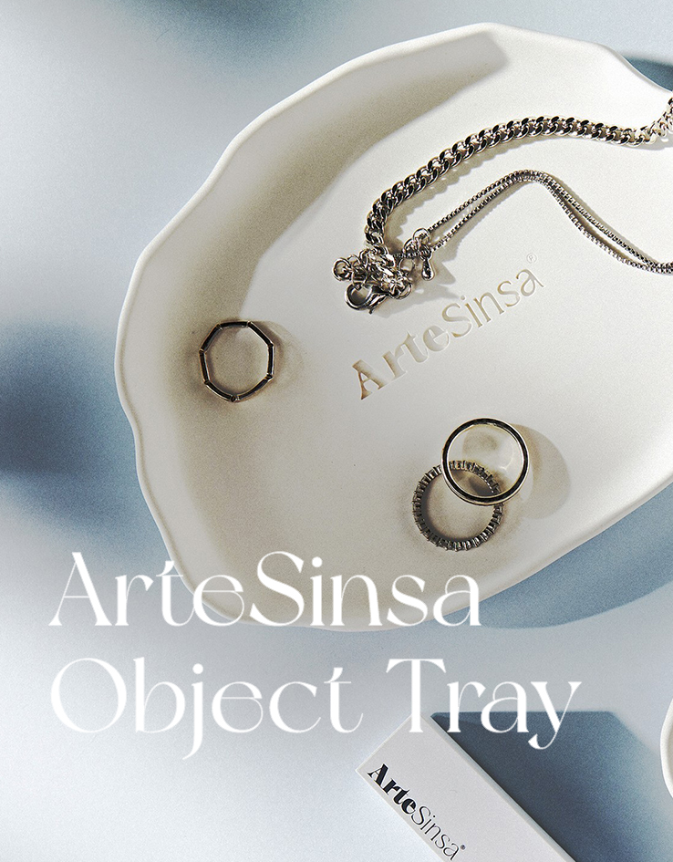 韓國 ArteSinsa Object Tray 白色雲朵碟