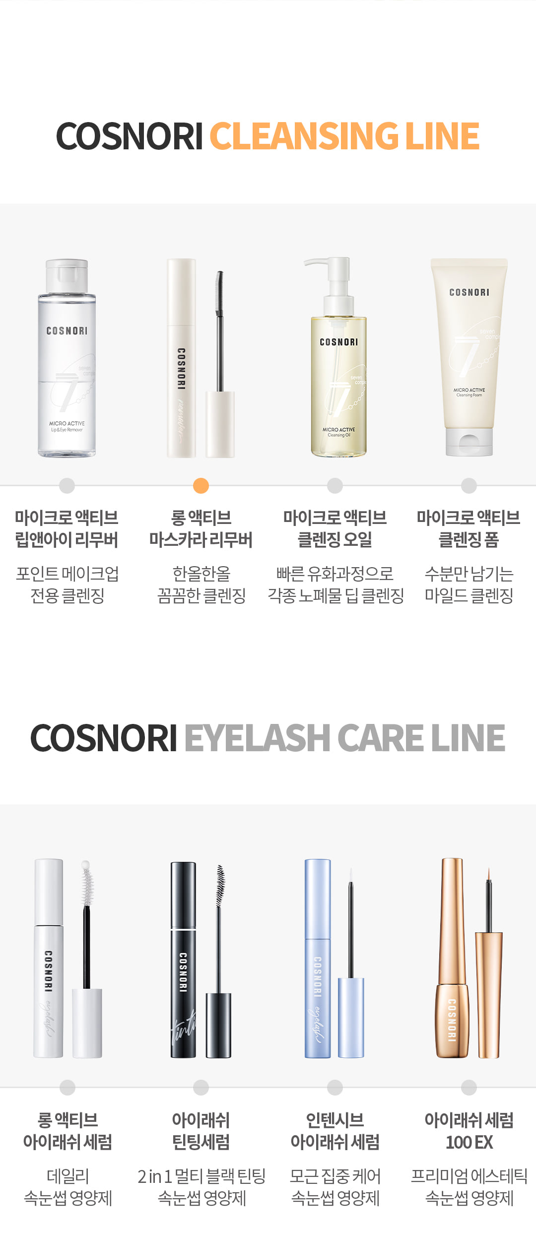 一刷卸淨～韓國 Cosnori Long Active Mascara Remover 護睫純素睫毛卸除液