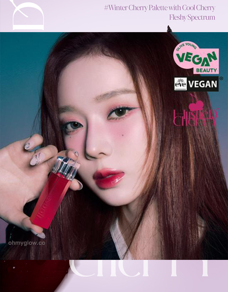 Winter代言～韓國 Espoir 🍒櫻桃系列 Hushed Cherry Edition Couture Lip Tint Glaze 瑩潤果汁鏡面唇釉(#01-06)- 6色選擇