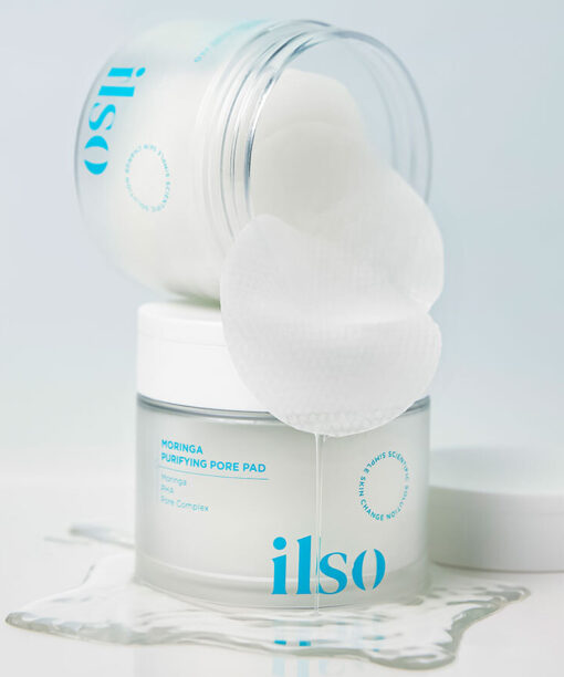 韓國 ilso Moringa Purifying Pore Pad 辣木淨化角質毛孔修護爽膚棉片 - 60片裝