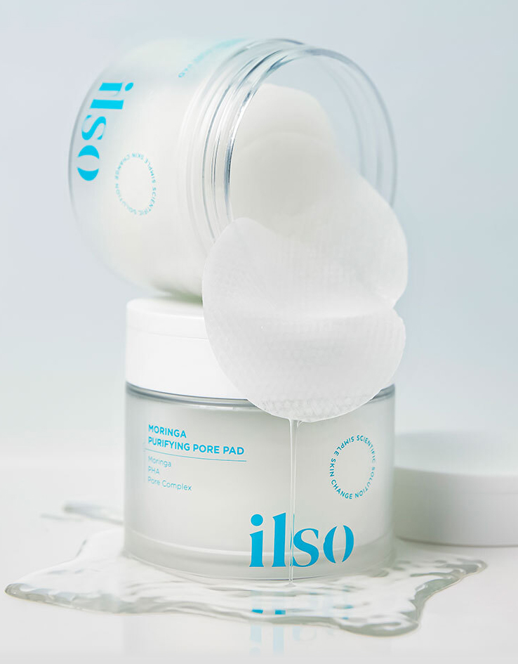 韓國 ilso Moringa Purifying Pore Pad 辣木淨化角質毛孔修護爽膚棉片 - 60片裝