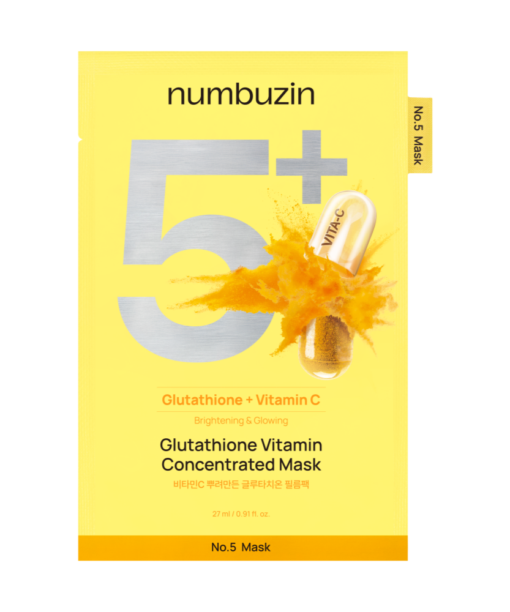 抗氧淡斑～韓國 numbuzin No.5 Vitamin Spotlight Sheet Mask 維C谷胱甘肽淡斑面膜 - 2款選擇