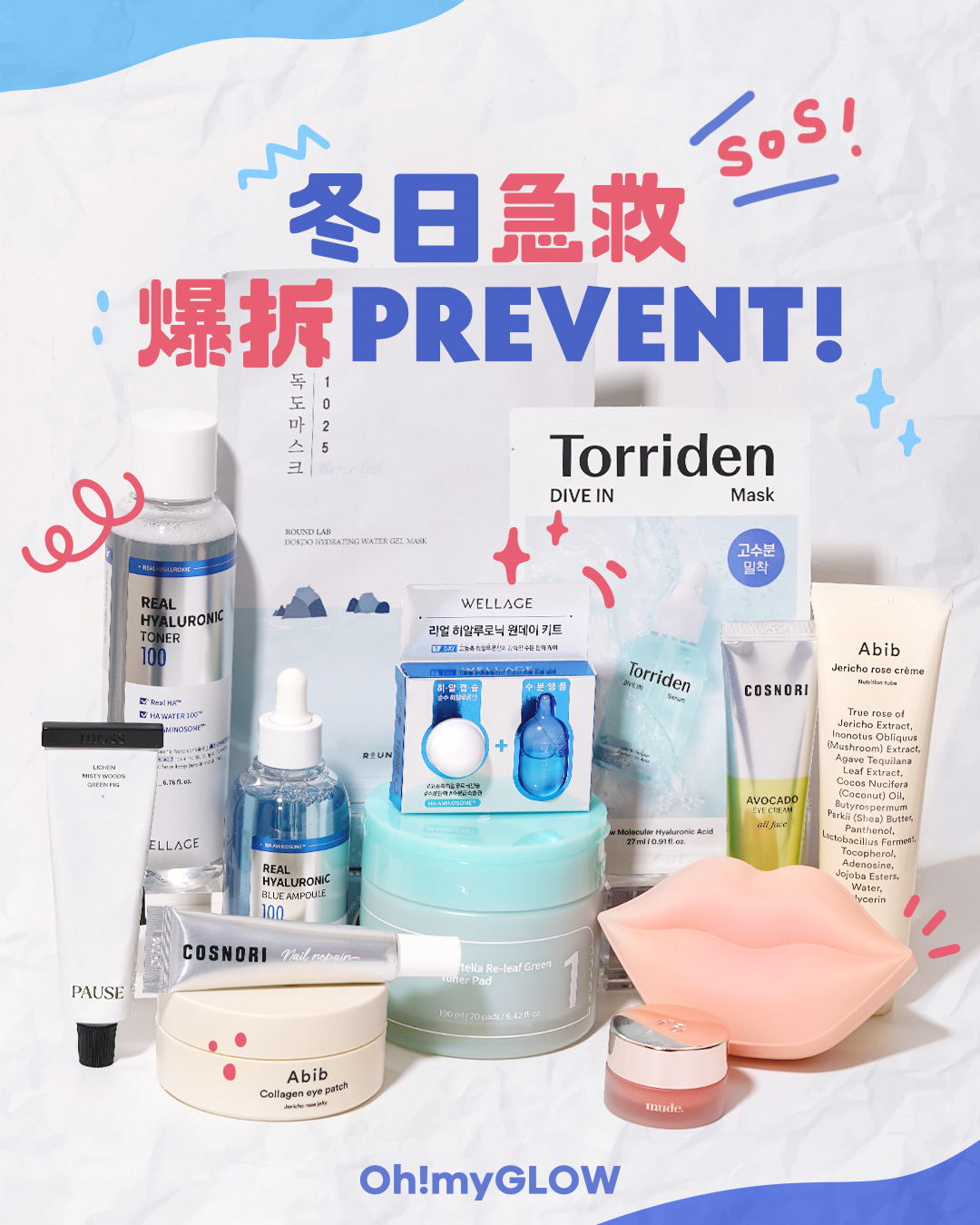 冬日乾燥SOS急救對策！沙漠肌補水SKINCARE 大推薦