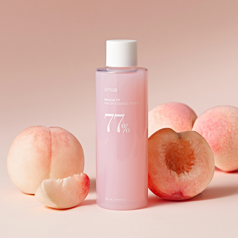 妝前Toner防脫妝!韓國 ANUA Peach 77% Naiacin Essence Toner 🍑保濕提亮美肌活力桃花精華爽膚水 - 250ml 妝前Toner防脫妝!韓國 ANUA Peach 77% Naiacin Essence Toner 🍑保濕提亮美肌活力桃花精華爽膚水 - 250ml