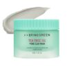 韓國 Bring Green Tea Tree Cica Pore Clay Pack Strong 茶樹積雪草收毛孔清潔泥膜〔強力版〕 – 100g