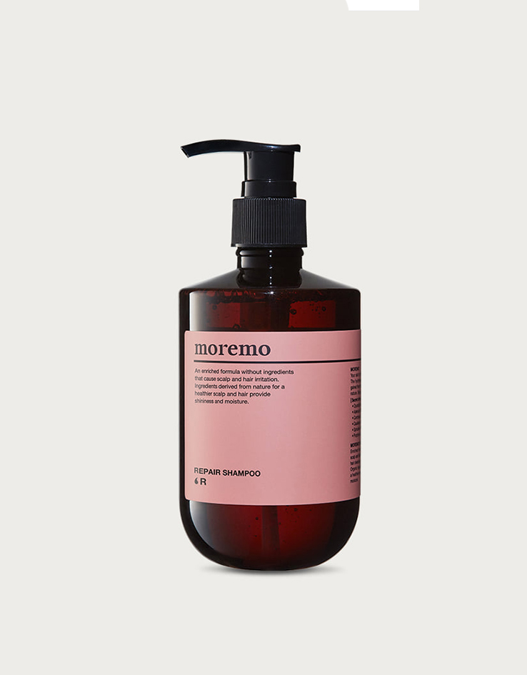 韓國 MOREMO Repair Shampoo R 無矽修護洗髮水 - 300ml