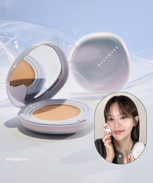 韓國 Wakemake Water Glow Coating Cushion 水感持久水光氣墊粉底SPF50+ PA++++ – 4色選擇