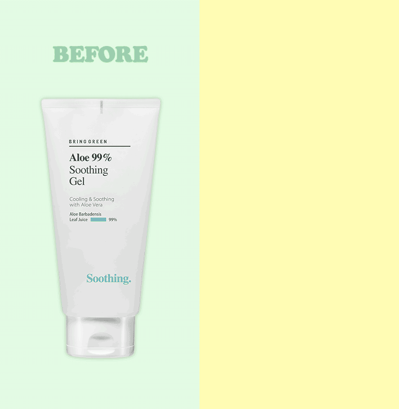 韓國Bring Green Aloe 99% Soothing Gel 99%蘆薈舒緩保濕啫喱 - 300ml