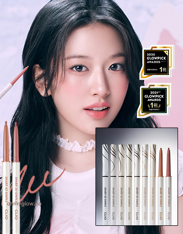 【韓國No.1】CLIO X 俞真 [24年新版+新色入!] Sharp So Simple Waterproof Pencil Liner 極細防水眼線筆 - 9色選擇