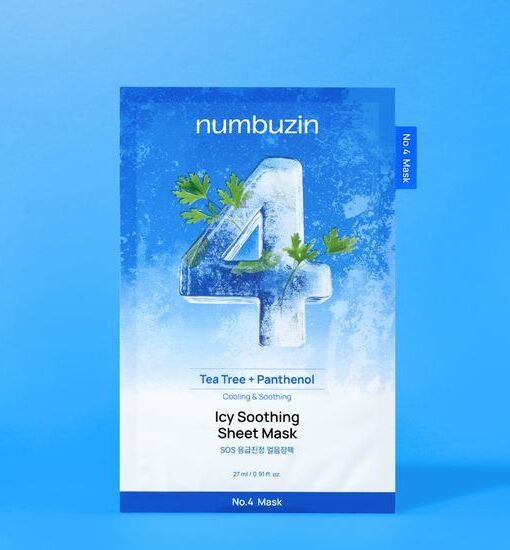 速救降紅降溫～韓國 numbuzin No.4 Icy Soothing SOS Emergency Calming Ice Sheet Mask 4號冰袋冰涼鎮靜舒敏艾草面膜 - 2款選擇