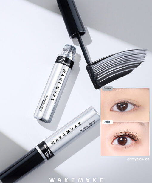 韓國 WakeMake Strong Black Tinting Lash Ampoule 日間濃黑睫毛精華美睫安瓶