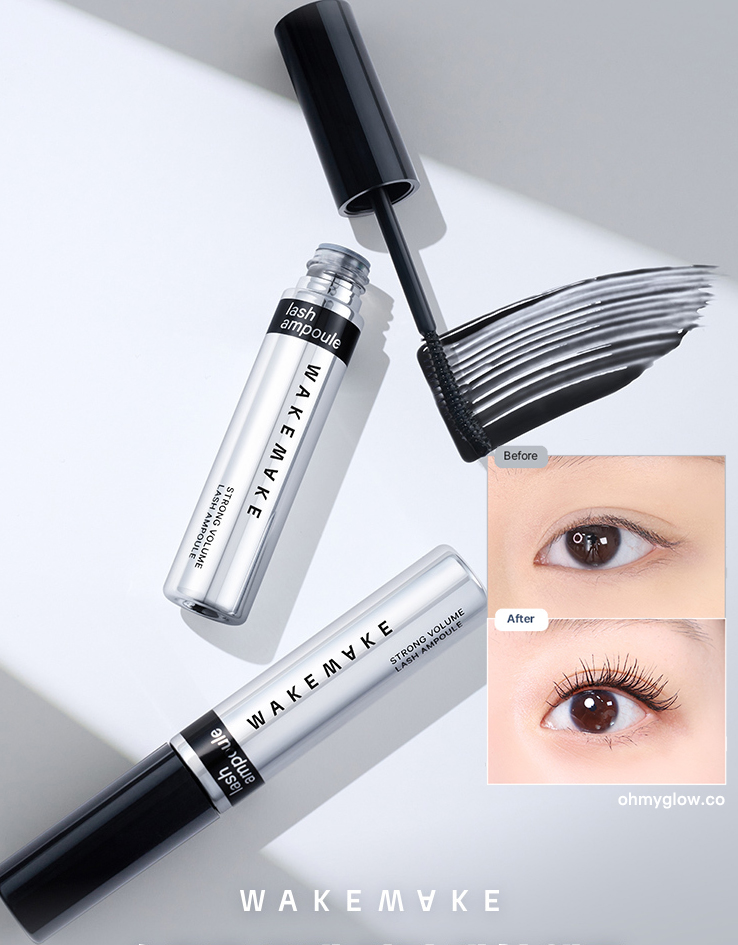 韓國 WakeMake Strong Black Tinting Lash Ampoule 日間濃黑睫毛精華美睫安瓶