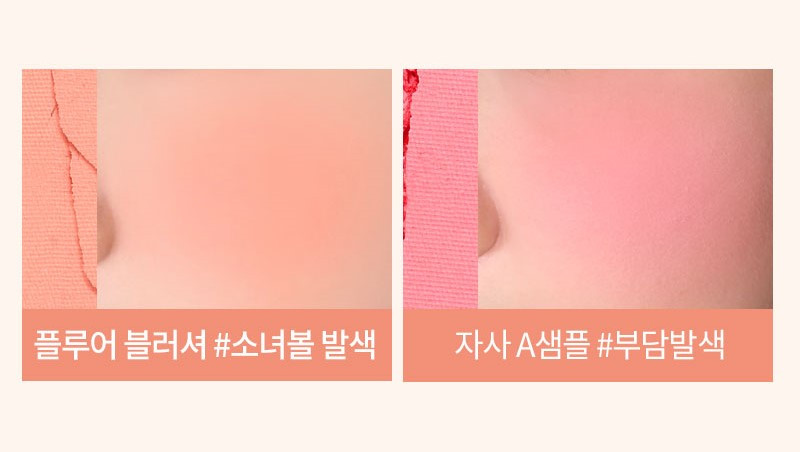 韓國 FORENCOS Blusher (#Pure / Bare / Fluor 系列) 人氣高CP胭脂連彈力小饅頭粉樸 - 多色選擇