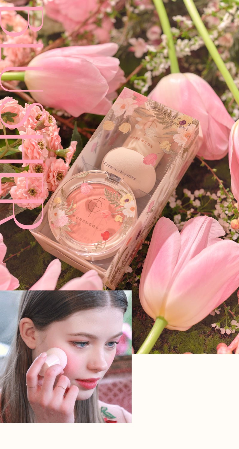 韓國 FORENCOS Blusher (#Pure / Bare / Fluor 系列) 人氣高CP胭脂連彈力小饅頭粉樸 - 多色選擇