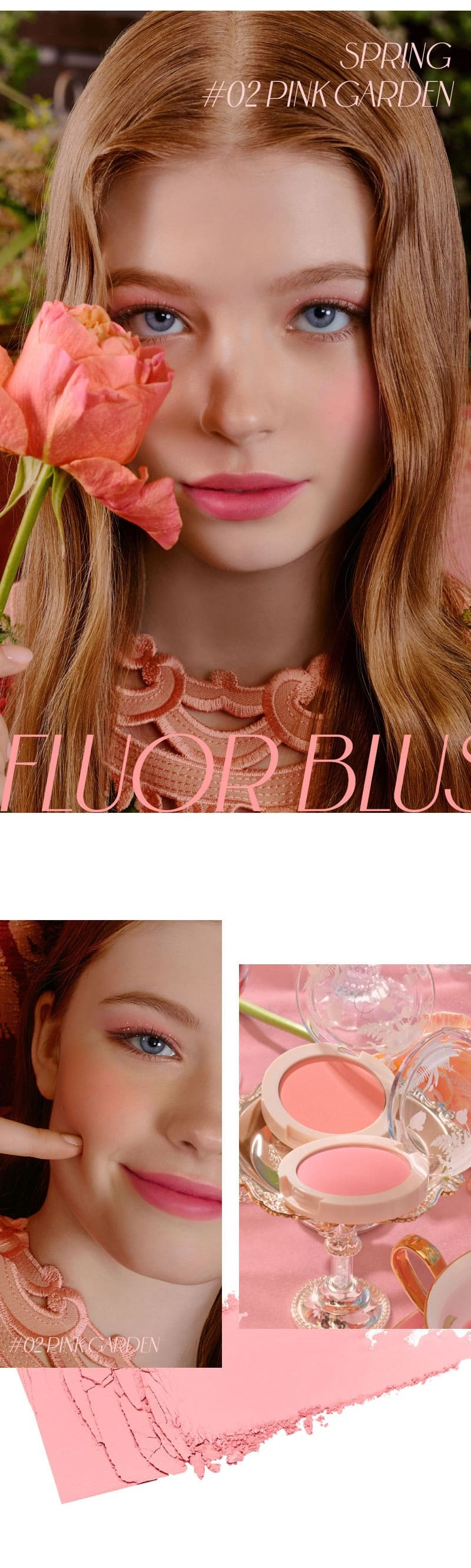 韓國 FORENCOS Blusher (#Pure / Bare / Fluor 系列) 人氣高CP胭脂連彈力小饅頭粉樸 - 多色選擇