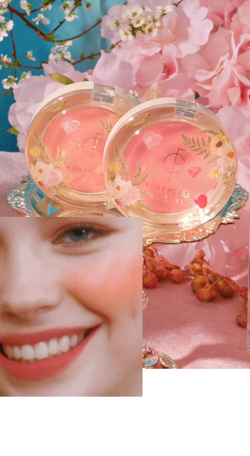 韓國 FORENCOS Blusher (#Pure / Bare / Fluor 系列) 人氣高CP胭脂連彈力小饅頭粉樸 - 多色選擇