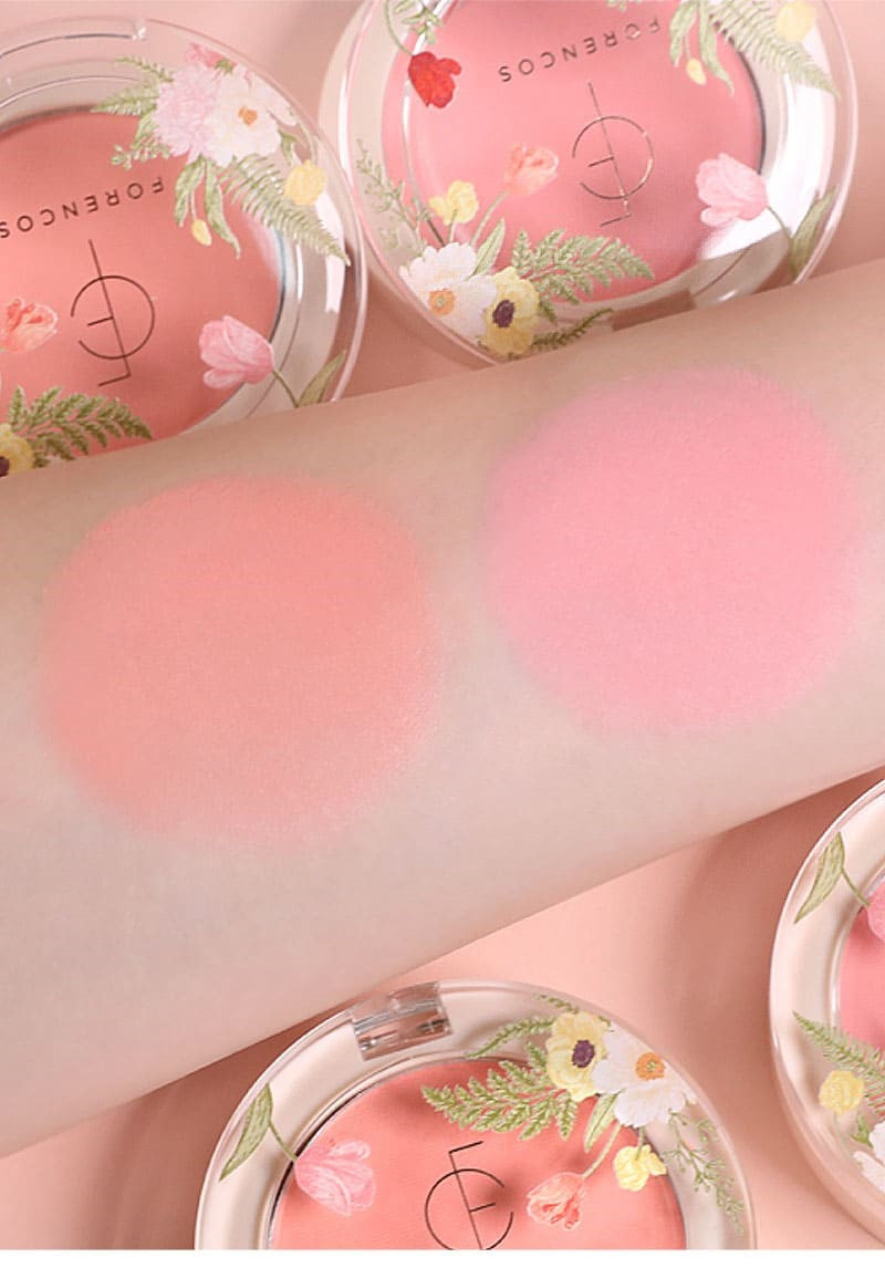 韓國 FORENCOS Blusher (#Pure / Bare / Fluor 系列) 人氣高CP胭脂連彈力小饅頭粉樸 - 多色選擇