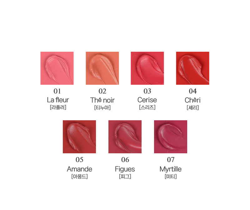 韓國 FORENCOS Tattoo Bisou Velvet Tint 紋身之吻絲絨霧面唇釉 - 7色選擇