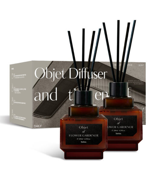 韓國 Hetras Objet Diffuser 2P Set 室內香氛小擴香瓶 (一套2瓶200ml x 2)- 10款香味選擇