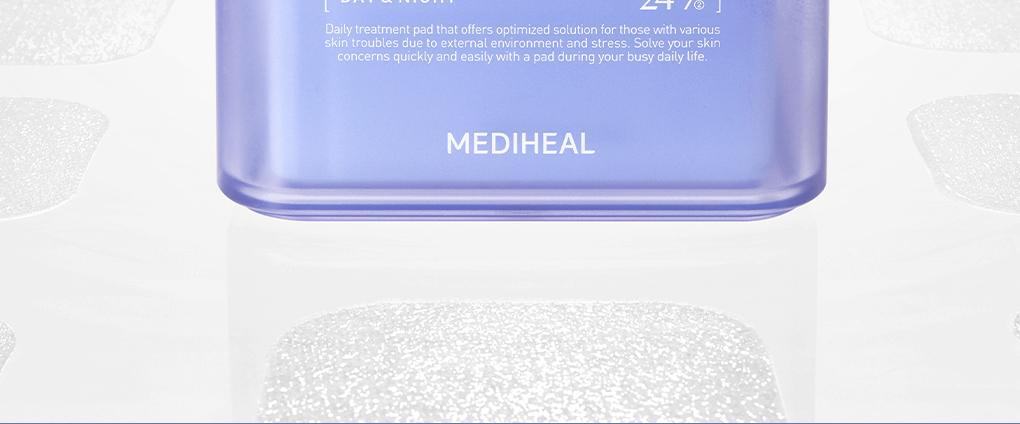 推介乾燥/缺水肌～韓國 MediHeal Watermide Toner Pad 10重透明質酸保濕降溫爽膚濕敷棉片 - 100片裝