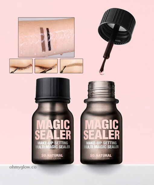 防水防汗防油脂！眼妝不再暈🛡️～ 韓國 So Natural Makeup Setting Multi Magic Sealer 全天候彩妝魔術封印液 - 10ml