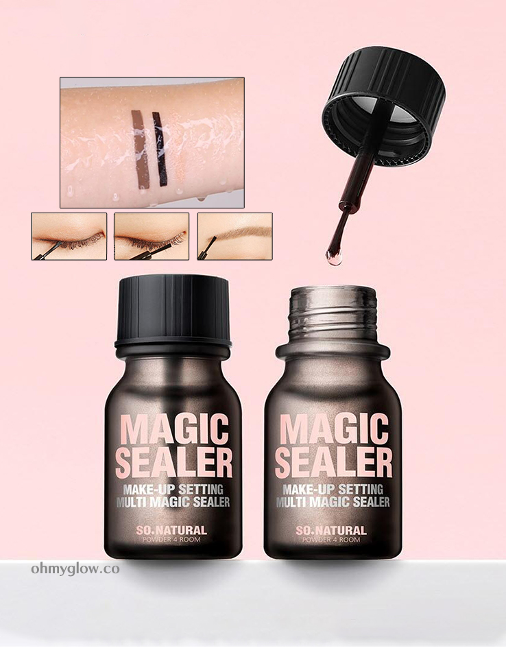 防水防汗防油脂！眼妝不再暈🛡️～ 韓國 So Natural Makeup Setting Multi Magic Sealer 全天候彩妝魔術封印液 - 10ml