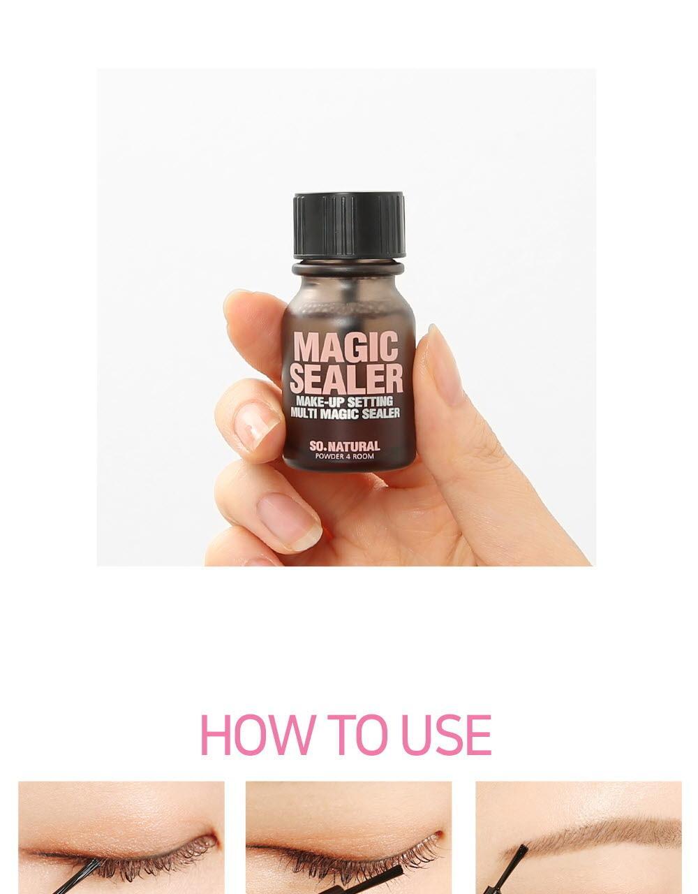 防水防汗防油脂！眼妝不再暈🛡️～ 韓國 So Natural Makeup Setting Multi Magic Sealer 全天候彩妝魔術封印液 - 10ml