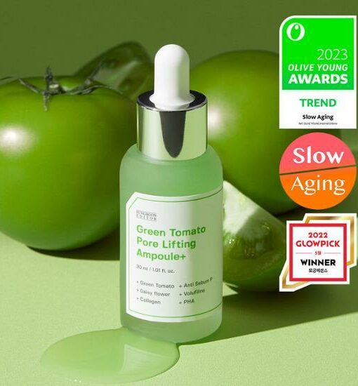 韓國 Sungboon Editor Green Tomato Pore Lifting Ampoule+ 綠番茄緊緻收毛孔安瓶精華 - 30ml