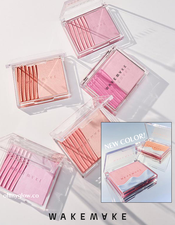 [💙🧡1999' vintage新色入] 韓國 WakeMake Sheer Layering Dual Blusher 保濕雙色胭脂盤(01-07) - 7色選擇